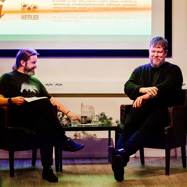 Samae Koskisen laulu tekee meidät -workshop Kerubilla.